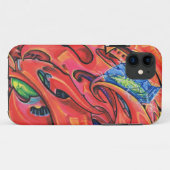 "Electro Crystal Mech" Case-Mate iPhone Case (Achterkant (horizontaal))