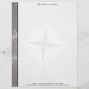 Electro - Fractal Art Briefhoofd Ontwerp