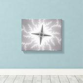 Electro - Fractal Art Canvas Afdruk (Insitu (Houten vloer))