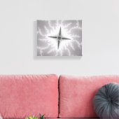 Electro - Fractal Art Canvas Afdruk (Insitu (Woonkamer))