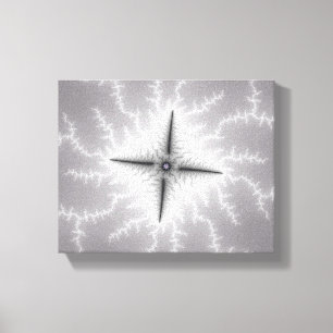 Electro - Fractal Art Canvas Afdruk