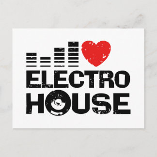 Electro House Briefkaart