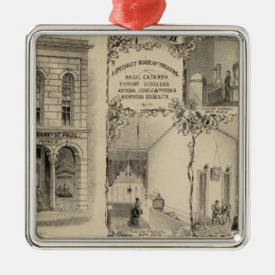 Electro Medical Institute in St. Paul, Minnesota Metalen Ornament