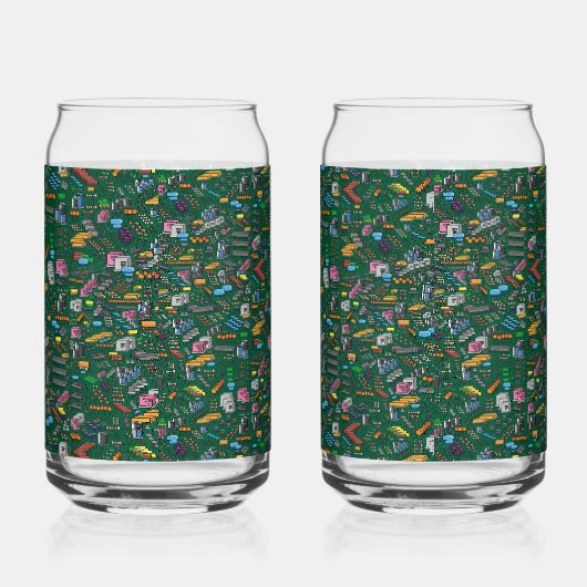 Electronic Circuit Board Blikvorm Glas (Links)