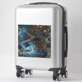 Electronic Circuit Vinyl Sticker (Koffer)
