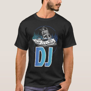 Electronic Visualizer Platenspelers Cool DJ Diskjo T-shirt