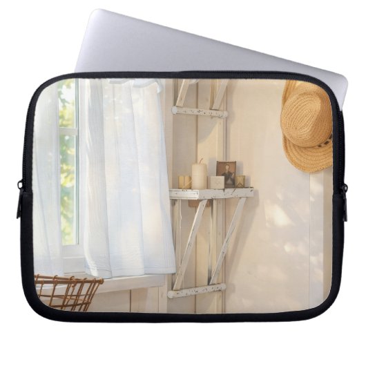 Electronics Bag Curtain in the Wind Laptop Sleeve (Voorkant)
