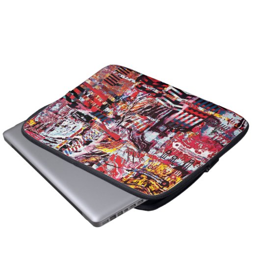 Electronics Bag – Fragmented Pulse Laptop Sleeve (Voorkant onderkant)