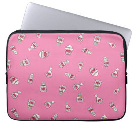 Electronics Bag, Love, Perfume Bottles Laptop Sleeve