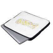 Electronics Bag Modern Arabic Art Protective Case  (Voorkant onderkant)