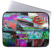 Electronics Bag – Neon Pulse Laptop Sleeve (Voorkant)