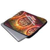 Electronics Bag Neopreen Laptop Sleeve 15" Bescher (Voorkant onderkant)