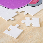 Elefant met koortsthermometer legpuzzel (Zijkant)