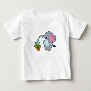 Elefant met Plant