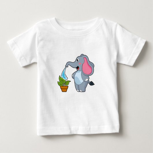 Elefant met Plant (Voorkant)