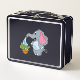 Elefant met Plant