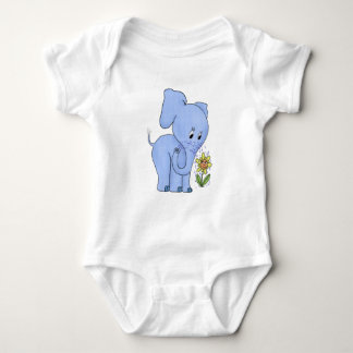 Elefant mit Blume Romper