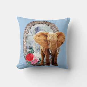 Elefant, Roos en Lijst Kussen