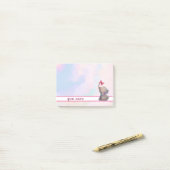 Elefant und Schmetterling Post-it Klebezettel Post-it® Notes (Op bureau)