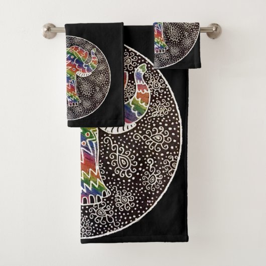 Elefant-verlichting Bad Handdoek (Insitu)