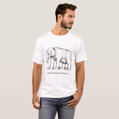 Elefant-verlichting T-shirt (Voorkant volledig)