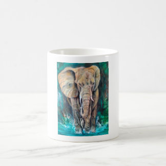 Elefante Majestuoso en Acuarela Koffiemok