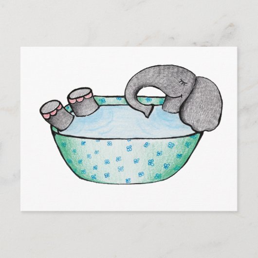 Elefantenbad Briefkaart (Voorkant)