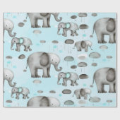 Elefantes cadeaupapier (Vlak)
