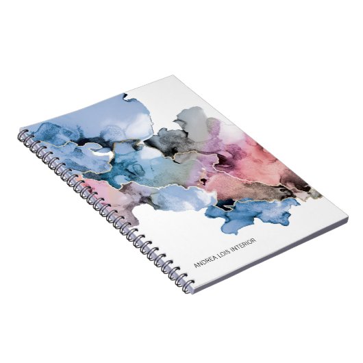 "Elégance Abstraite : Carnet d'art personnalisé en (Côté Droit)