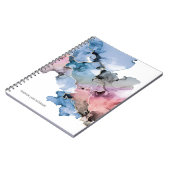 "Elégance Abstraite : Carnet d'art personnalisé en (Côté gauche)