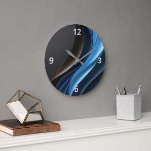 Élégance Abstraite - Horloge personnalisable - Arr