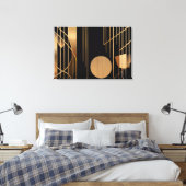 Élégance Art Déco Lignes Dorées (Insitu(Chambre))