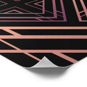 Élégance Art Déco Noir Or (Coin)