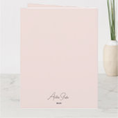 Élégance avec un côté de la mer Carte d'anniversai (Dos)