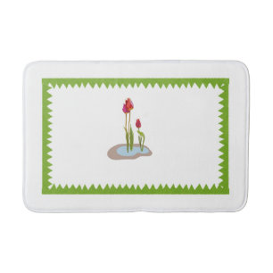 Elegance badmat – Classic Flower Design