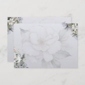 Elegance Basic Blank Recept Kaart (Voorkant / Achterkant)