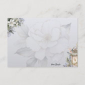 Elegance Basic Blank Recept Kaart (Achterkant)