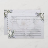 Elegance Basic Recept Kaart (Voorkant / Achterkant)