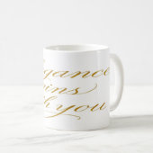 Elegance Begins With You: Motivational Quote Koffiemok (Voorkant rechts)