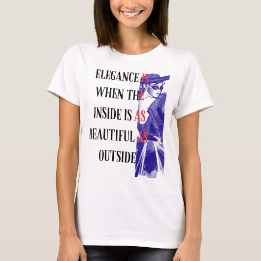 Elégance Belle T-shirt (Devant)