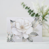 Elegance Blank Recept Kaart (Staand voorkant)