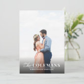 Élégance | Bleu Marin | Photo verticale de vacance (Debout devant)