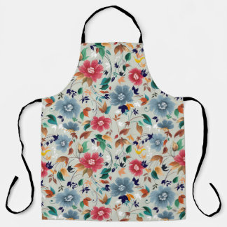 Elegance Blooms: bloemenrijke achtergrond Schort