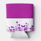 Elegance Blooms: gepersonaliseerd monogram Blikjeskoeler (Achterkant)