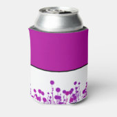 Elegance Blooms: gepersonaliseerd monogram Blikjeskoeler (Blikje Achterkant)