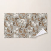 Élégance botanique vintage (Serviette à main)