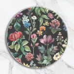 Élégance botanique vintage Noire<br><div class="desc">Apportez votre jardin à votre mobilier avec nos dessous de verre en grès "Vintage Botanical Elegance". Chaque dessous de verre est une tranche d'art, ornée de fleurs luxuriantes d'inspiration vintage, encadrée d'une toile noire profonde, rendue dans des tons délicats d'aquarelle. Parfaits pour protéger les surfaces avec une touche de sophistication,...</div>
