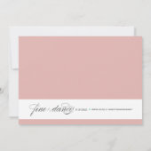 ELEGANCE | BRIDAL SHOWER INVITATION KAART (Achterkant)