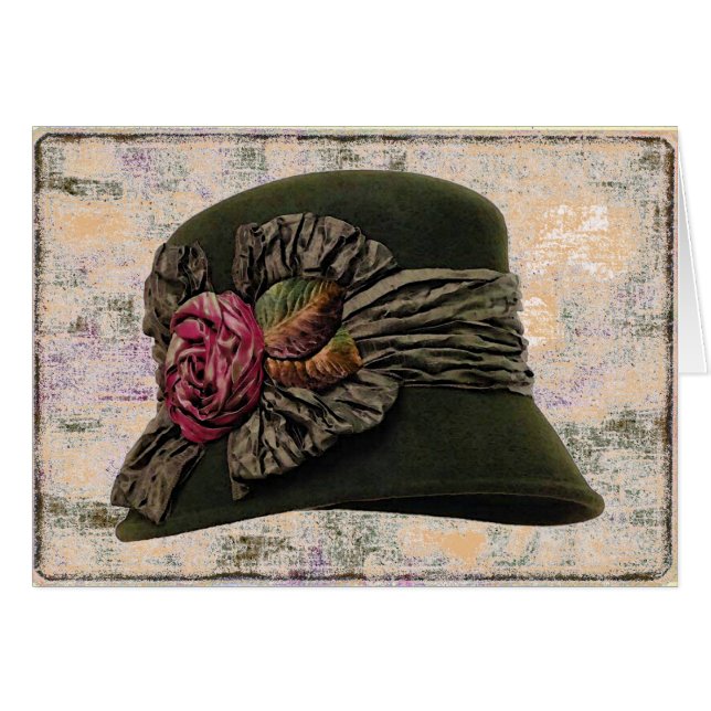 Élégance casquette ~ Carte (Devant Horizontal)