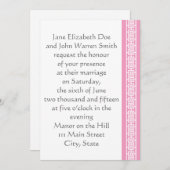 Élégance chinoise dans le Faire-part de mariage ro (Devant / Derrière)